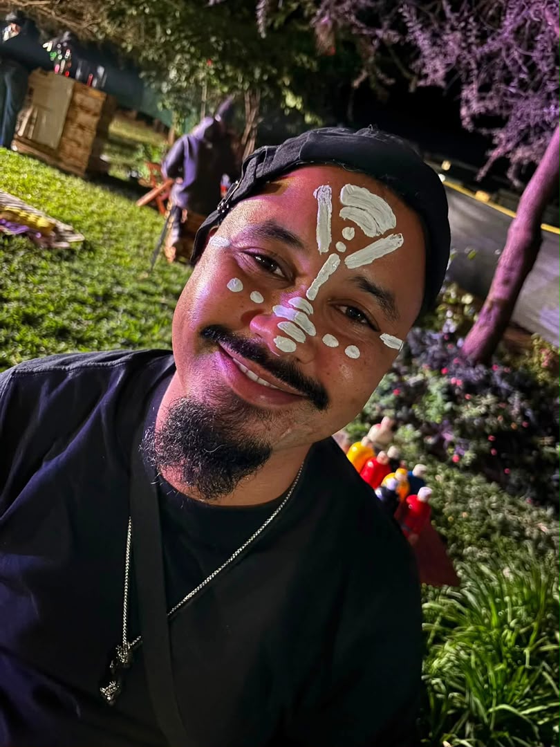Kasane Weekender guest wearing event face paint